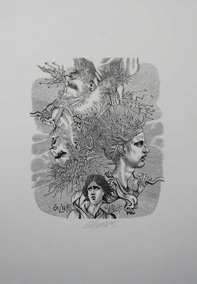 Верхоланцев М.М. 12 книжных знаков. 1990-2000-е.